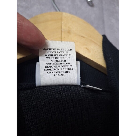 Hot Cotton Velvet Velour Track Jacket Womens M Zip Athleisure Classic Sporty - Picture 7 of 11